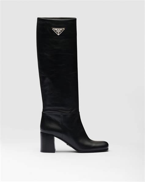 prada black boots with pockets|Prada black aftershave boots.